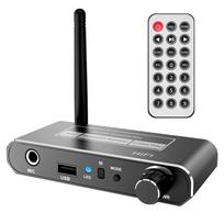 VAORLO belaidis imtuvas su antenos bendraašiu išvesties palaikymu U-Disk HiFi muzika su mikrofono palaikymu KTV Bulit valdiklis Bluetooth 5.2 adapteris juoda