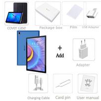 BDF 10.1 colio P30 Android 13 planšetė 8GB RAM 256GB ROM 4G tinklas 8000mAh baterija Standard add cover case mėlyna