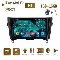 2 din, skirtas Nissan X-Trail T32 Qashqai 2013-2017 Android Carplay Car Stereo Radio Multimedia Video Player GPS Navigation 2+32GB 1+16GB