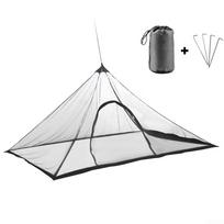 Mosquito Tent Air Circulation Camping Mesh Mesh Tent Lauke juoda