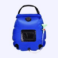 Outdoor Solar Water Bag Shower Bag Camping Shower Water Storage Bag Portable Shower Bag 20L Shower Water Bag 20L mėlyna