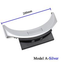 Automobilio centrinės konsolės daiktadėžės jungiklio dangtelis porankio laikymo mygtukas Mercedes Benz W205 C200 C250 C300 GLC W253 GLC200 Silver 200mm