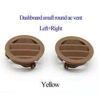 Dashboard W204 Air Conditioner AC Vent Grille Outlet Cover For Mercedes Benz C Class C180 C200 C220 C260 C300 C350 Yellow 2pcs brown