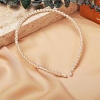 Modyle Fashion perlamutrinės plaukų juostelės elastinės gėlės Moteriškos plaukų lanko juostos Galvos juostelė Bezel Merginų plaukų aksesuarai galvos apdangalas
