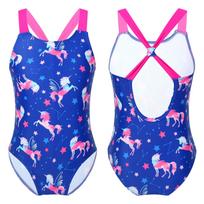 Mergaičių maudymosi kostiumėliai Vientisas Bikini Tankini Vaikiškas maudymosi kostiumėlis 7-8Years juoda/žalia