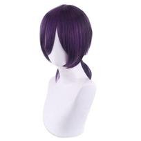 35 CM Anime Reze Cosplay Perukas Anime Grandininis pjūklas Vyras Purpurinis Rudas Plaukai Pelucas Helovino karnavalinio vakarėlio kostiumas Vaidmenų žaidimas 35CM violetinė