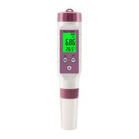 PH matuoklis skaitmeninis 7 viename PH/TDS/EC/ORP/SG/druskumo/temperatūros matuoklis su ATC 0,01 aukšta skyra violetinė