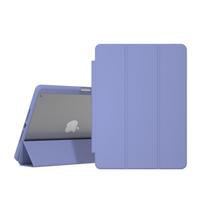 Dėklas iPad 10.9 2022 10-os kartos A2696 Smart Cover su pieštuko laikikliu iPad 10-am 10.9 2022 Akrilinis galinis planšetinio kompiuterio dėklas iPad 10th 2022 levandų violetinė spalva