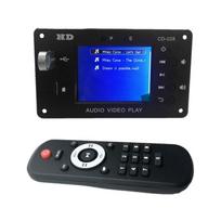 Mp3 dekoderio plokštė Bluetooth 5.0 stereo garso imtuvas HD vaizdo grotuvas Flac Wav Ape dekoduojantis Fm radijas USB Tf automobiliniam stiprintuvui