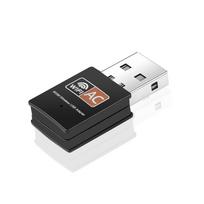 600Mbps USB WiFi adapteris 2,4 GHz / 5 GHz dviejų juostų WiFi belaidžio tinklo plokštės antena 802.11b/n/g/ ac Mini belaidis rakto imtuvo siųstuvas