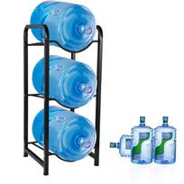 3-Tier Water Cooler Jug Rack Heavy Duty 5 Gallon Water Bottle Holder Storage Rack with Floor juoda