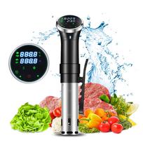Sous Cooker Machine panardinamasis cirkuliatorius Tylus 1100 vatų LCD jutiklinis ekranas, tiksli temperatūra ir UK Plug juoda