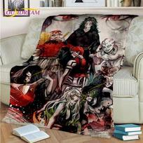 Japanese Anime Demon Slayer Blanket Cartoon Throw Blanket Tomioka Giyuu Blanket Chair Cover Blanket Bed Sofa Bedspread Fan Gift 125x150cm
