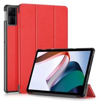 Odinis planšetinio kompiuterio dėklas, skirtas „Xiaomi Redmi Pad SE Case“, 11 colių 2023 m. „Flip Stand Smart Cover“, skirtas „Xiaomi Pad 5/6 Pro Tablet Case Kids“, skirtas automatiniam miego režimui / pabudimui Redmi Pad SE 11 inch raudona