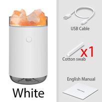 260ml oro drėkintuvas druskos mineralų aromato difuzorius su naktiniu apšvietimu šaltais garais miegamojo namų automobilio augalų valikliui Humidificador 1 Filter