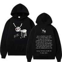 Naujas reperis Drake, skirtas visiems šunims, megztiniai, raštai, raštai Unisex Moterys Hip Hop Y2K Hoodie Megztiniai su gobtuvu Megztiniai Unisex drabužiai 2XL