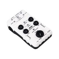 JOYO MOMIX PRO Garso mikšeris Type-C Maitinamas telefonu Plug and Play USB garso sąsaja Stereo XLR + 48V balta