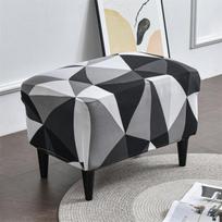 Geometric Printed Tub Sofa Cover Stretch Spandex Club Chair Cover Armchair Cover For Living Room Furniture Elastic Protector