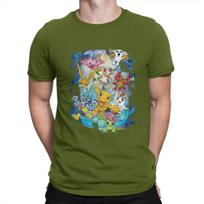 Unisex Nuotykių ir Įkvepiantys Animaciniai Marškinėliai Digimon Adventure Medvilniniai Viršutiniai Drabužiai Naujovė Trumpomis Rankovėmis Apvalia Kaklo Iškirpte Gimtadienio Dovana 4XL