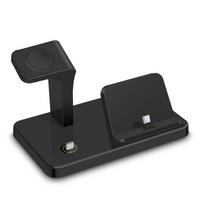Įkrovimo stotis 3 viename greitas belaidis įkroviklis, skirtas Samsung S23 S22 S21 Note 20 10 Z Flip Z Fold for Galaxy Watch 6 5 Pro 4 3 Buds juoda