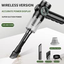 Originalus 5 in 1 belaidis dulkių siurblys automobilinis nešiojamas robotas mini rankinis dulkių siurblys, skirtas automobiliniam buitiniam prietaisui 1 Pcs Filter juoda