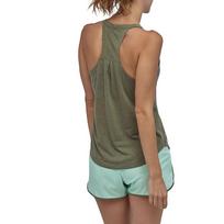 Women's Summer Solid Color Beauty Back Fitness Yoga  Blackless Fold Breathable  Sport Vest Top S armijos žalia spalva