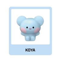 BT21 Minini Squishy Mini minkšta žaislinė lėlė figūrėlė, 7 dizainai (8 Parinktys) RJ