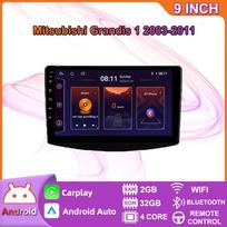 „Android“, skirta „Mitsubishi Grandis 1“, 2003–2011 m. Automobilių radijas Multimedija Vaizdo grotuvas Navigacija GPS Carplay 2Din 4+64GB 2+32GB