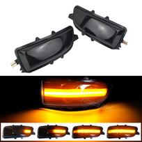 Skirta Volvo C30 C70 S40 S60 V40 V50 V70 2008–2010 LED dinaminio posūkio signalo šoninio veidrodžio nuosekliosios lempos mirksėjimo indikatorius