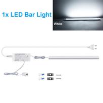 AC220V LED spintelė virtuvės šviesos rankinio šlavimo jutiklio juostos lempa Didelio ryškumo foninio apšvietimo LED šviesos vamzdelis namų spintos dekoravimui 30cm white