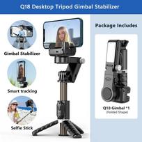 360 laipsnių sukimasis po fotografavimo režimo „Gimbal“ stabilizatorius „Selfie Stick“ trikojis „iPhone“ telefonui išmaniuoju telefonu Tiesioginė fotografija 155 x75x66mm black