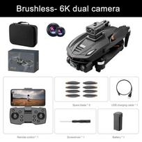 V168 MAX PRO Drone GPS ESC HD kamera 5G WIFI FPV bešepetėlis nuotolinio valdymo pultas keturkopterio kliūčių išvengimo automatinis grąžinimas keturkopterio žaislas Dovana 8K GPS 1 battery juoda