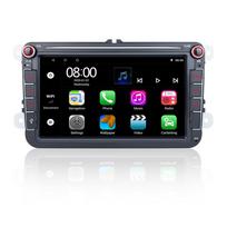 REAKOSOUND Autoradio, skirtas VW PASSAT/GOLF/SEAT/POLO Android 8  Auto Android Player Support Mirror Link WIFI GPS galinio vaizdo automobilio Bluetooth FM imtuvas 1+32CP juoda