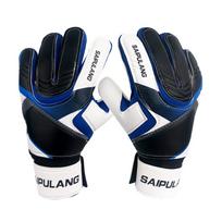 Futbolo Vartininko Pirštinės Vaikams & Suaugusiems Futbolo Vartininko Vartininko Pirštinės Dydis 7/8/9 Profesionalios Neslystančios Storos Latekso Pirštinės Blue 8 black