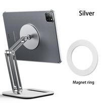 Metaliniam magnetiniam planšetinio kompiuterio stovo laikikliui. Sulankstomas atramas iPad Air Pro 12 Mini Xiaomi Samsung priedai