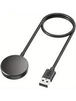 2024 m. naujas nešiojamas laikrodžio belaidis įkroviklis, skirtas Samsung Galaxy 5 Pro 5/4/3 Active 2/1 Sport/S3 USB-A Laikrodžio magnetinis greitas įkrovimas juoda
