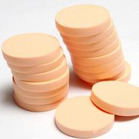 20PCS Face Cleaning Sponges Cosmetic Powder Puff Makeup Sponge Soft Makeup Foundation Make-up Beauty Tool beige