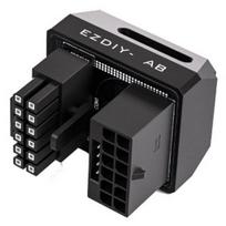GPU maitinimo jungtis, skirta RTX40 serijos vaizdo plokštei 12VHPWR 16PIN 180 laipsnių kampo maitinimo adapteris PCIE