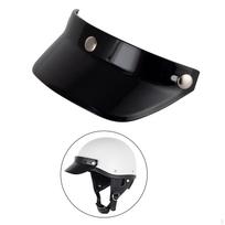 Šalmas Visor Peak Cover Protector 3 Snap Snapshiels for 3/4 Helmets Direct Black