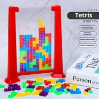 Tetris Žaislas Mutavęs Kvadratas Statybiniai Blokeliai Dėlionė Stalo Žaidimas Protiniai Žaislai Vaikiškos Dienos Dovana Ankstyvojo Ugdymo Žaislai
