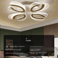 LED svetainės lubų lempa Miegamasis Baltas Restoranas Viešbutis Villa Creative Lamp Lubinis Šviestuvas 4 headlights