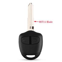 Automobilio nuotolinio rakto korpusas Mitsubishi Lancer EX Evolution Grandis Outlander MIT11/MIT8 ašmenys Pasirenkami 2/3 mygtukai 2 Buttons + MIT11 Blade
