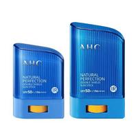 AHC NATURAL PERFECTION Dvigubos apsaugos saulės pieštukas, SPF 50+ PA++++, Kbeauty, Korėjietiška kosmetika, mėginukas Blue 14 g