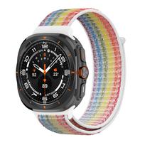 Nylon Strap for Samsung Galaxy Watch Ultra 47mm Smart Watch Breathable Replaceable Wristband for Samsung Galaxy Watch Ultra Band Galaxy Ultra 47mm įvairiaspalvis