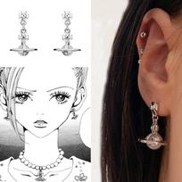 Anime Komatsu Nana Oosaki Nana Stud Auskarai Fashion Planet Crystal Eardrop Ausų segtukai Moterims Merginoms Aukštos kokybės Auskarai Cosplay