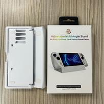 „ASUS ROG Ally“ stovo pagrindas, skirtas „Steam Deck“ žaidimų rankiniam stovui, neslysta, reguliuojamas sulankstomas stovo pagrindas, suderinamas su garo denio / jungikliu / telefonu 14.6*9.6*2.7cm balta