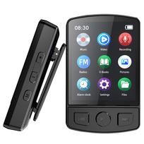 MP3 grotuvas Bluetooth 5.2 1,77 colio ekranas muzikos grotuvas su garsiakalbiais be nuostolių garso kokybė ir įrašomas el. knygos vaizdo įrašas juoda
