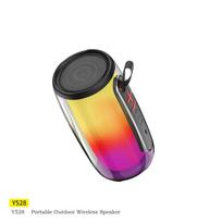 RGB šviesos atkūrimo Bluetooth garsiakalbis Nešiojamas Hifi belaidis garsiakalbis Lauko Mini muzikos garsiakalbis juoda