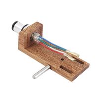 Universalus LP Cherry Wood patefono fono galvutės tvirtinimo kasetės su laidais pakaitalas