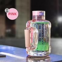 1500 ml vandeniliu praturtinto vandens generatorius šarminės energijos stiklinis butelis anijoninis vandens jonizatorius su anti-USB H2 sveiku išmaniuoju puodeliu rožinė